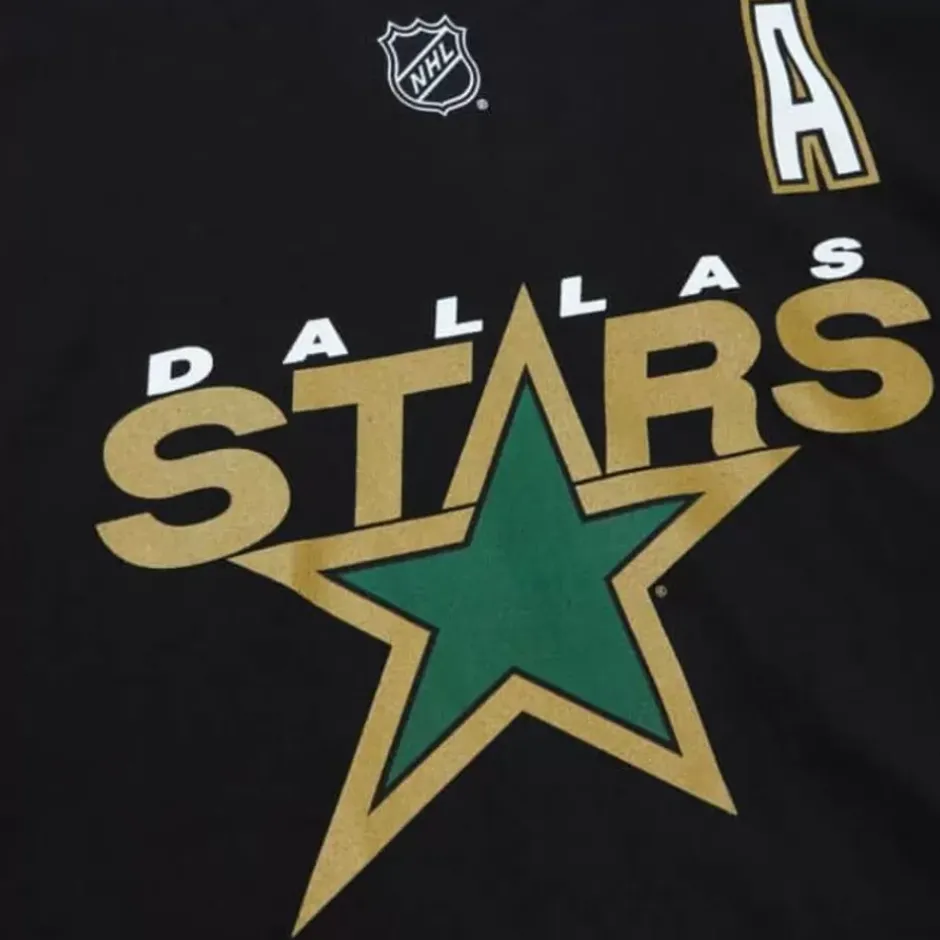 Men Mitchell & Ness T-Shirts & Tops-Name & Number Tee Dallas Stars Mike Modano