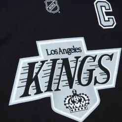 Men Mitchell & Ness T-Shirts & Tops-Name & Number Tee Los Angeles Kings Wayne Gretzky