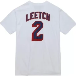 Men Mitchell & Ness T-Shirts & Tops-Name & Number Tee New York Rangers Brian Leetch
