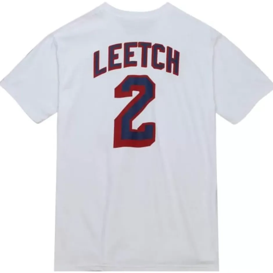 Men Mitchell & Ness T-Shirts & Tops-Name & Number Tee New York Rangers Brian Leetch