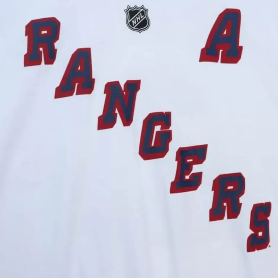 Men Mitchell & Ness T-Shirts & Tops-Name & Number Tee New York Rangers Brian Leetch