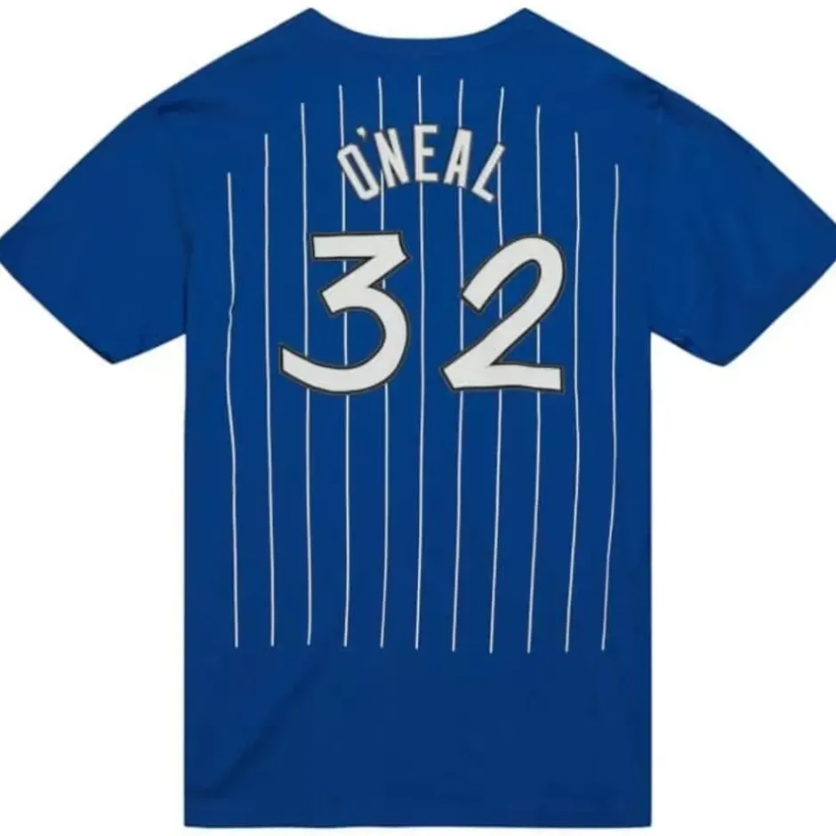 Men Mitchell & Ness T-Shirts & Tops-Name & Number Tee Orlando Magic 1996-97 Shaquille O'Neal