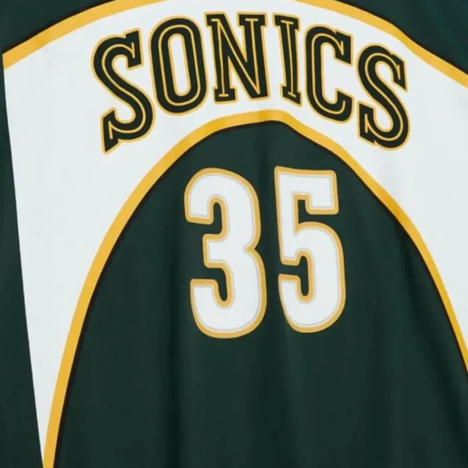 Men Mitchell & Ness T-Shirts & Tops-Name & Number Tee Seattle Supersonics 2007-08 Kevin Durant