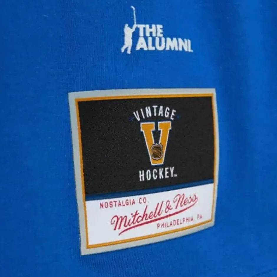 Men Mitchell & Ness T-Shirts & Tops-Name & Number Tee St. Louis Blues Brett Hull