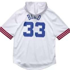 Men Mitchell & Ness T-Shirts & Tops-Name And Number Mesh Hoody All Star East 1985-86 Larry Bird