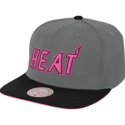 Mitchell & Ness Snapback-Neon Lights Snapback Hwc Miami Heat