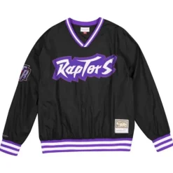 Men Mitchell & Ness T-Shirts & Tops-Neon World Pullover Toronto Raptors
