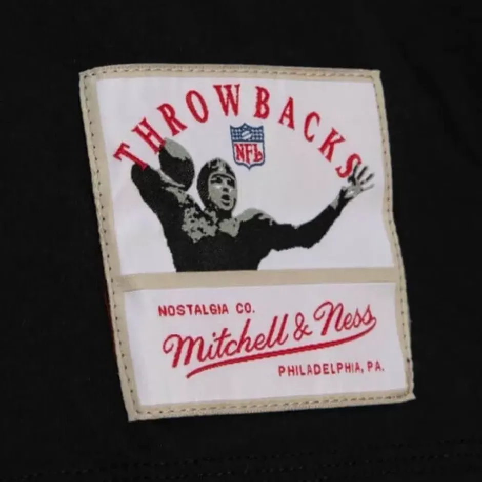 Men Mitchell & Ness T-Shirts & Tops-N&N Longsleeve Tee Atlanta Falcons 1989 Deion Sanders