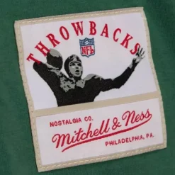 Men Mitchell & Ness T-Shirts & Tops-N&N Longsleeve Tee Green Bay Packers 1993 Brett Favre