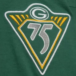 Men Mitchell & Ness T-Shirts & Tops-N&N Longsleeve Tee Green Bay Packers 1993 Brett Favre