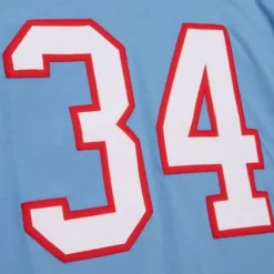 Men Mitchell & Ness T-Shirts & Tops-N&N Longsleeve Tee Houston Oilers 1980 Earl Campbell