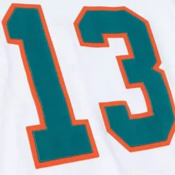 Men Mitchell & Ness T-Shirts & Tops-N&N Longsleeve Tee Miami Dolphins 1994 Dan Marino