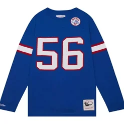 Men Mitchell & Ness T-Shirts & Tops-N&N Longsleeve Tee New York Giants 1986 Lawrence Taylor