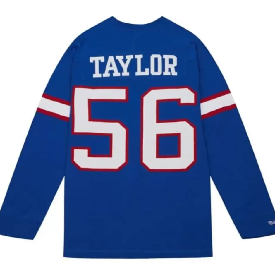 Men Mitchell & Ness T-Shirts & Tops-N&N Longsleeve Tee New York Giants 1986 Lawrence Taylor