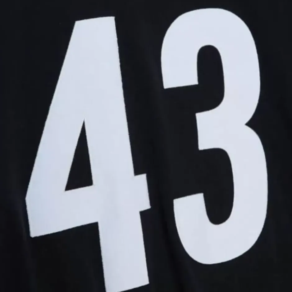 Men Mitchell & Ness T-Shirts & Tops-N&N Longsleeve Tee Pittsburgh Steelers 2005 Troy Polamalu