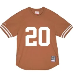 Men Mitchell & Ness Hoodies & Sweatshirts-N&N Mesh Crewneck University Of Texas At Austin 1977 Earl Campbell