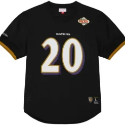 Men Mitchell & Ness T-Shirts & Tops-N&N Mesh Top Baltimore Ravens 2004 Ed Reed