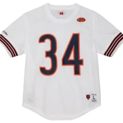Men Mitchell & Ness T-Shirts & Tops-N&N Mesh Top Chicago Bears 1983 Walter Payton