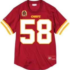 Men Mitchell & Ness T-Shirts & Tops-N&N Mesh Top Kansas City Chiefs 1994 Derrick Thomas