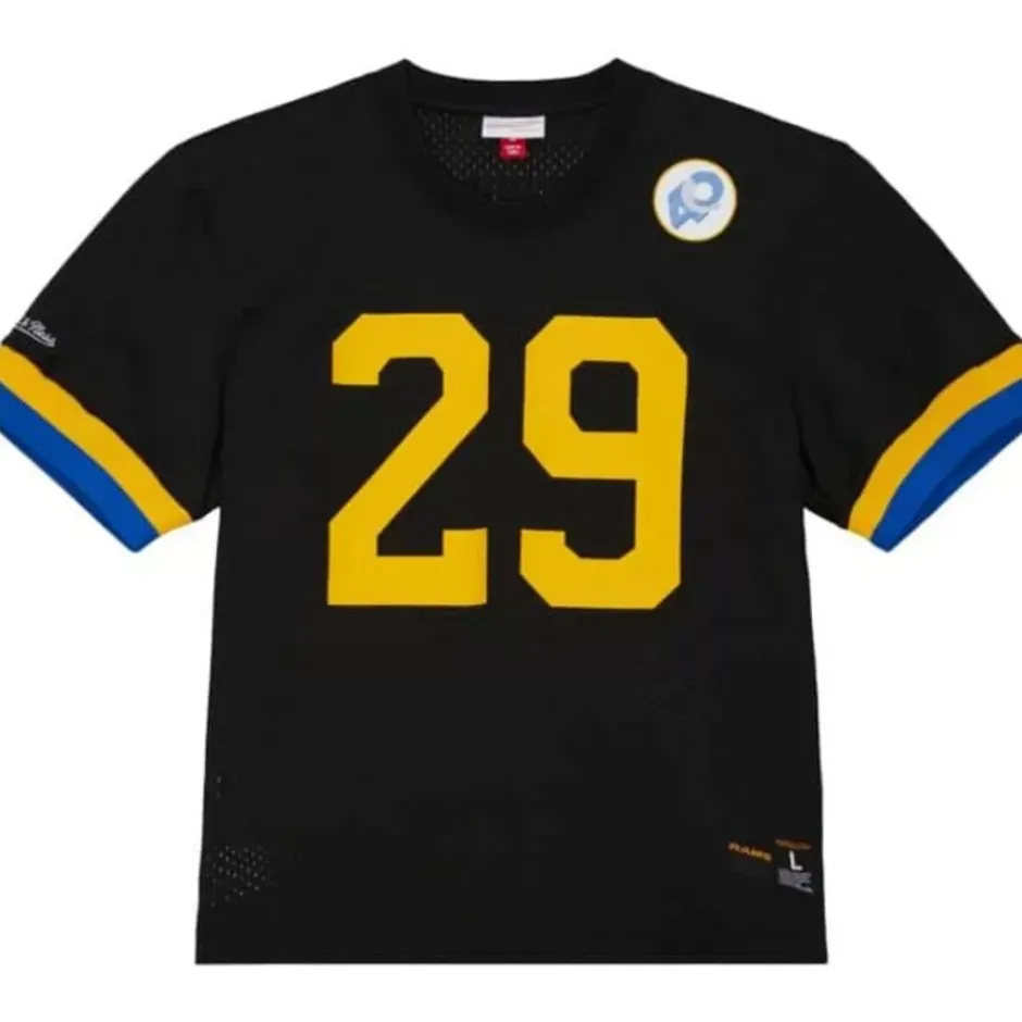 Men Mitchell & Ness T-Shirts & Tops-N&N Mesh Top Los Angeles Rams 1985 Eric Dickerson