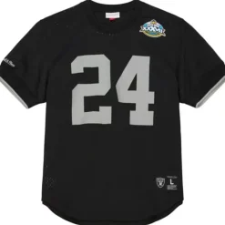 Men Mitchell & Ness T-Shirts & Tops-N&N Mesh Top Oakland Raiders 2002 Charles Woodson