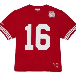 Men Mitchell & Ness T-Shirts & Tops-N&N Mesh Top San Francisco 49Ers 1990 Joe Montana