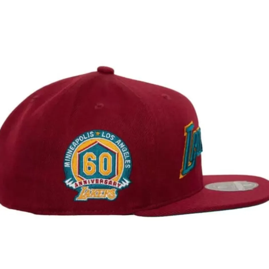 Mitchell & Ness Fitted-Northern Lights Fitted Hwc Los Angeles Lakers
