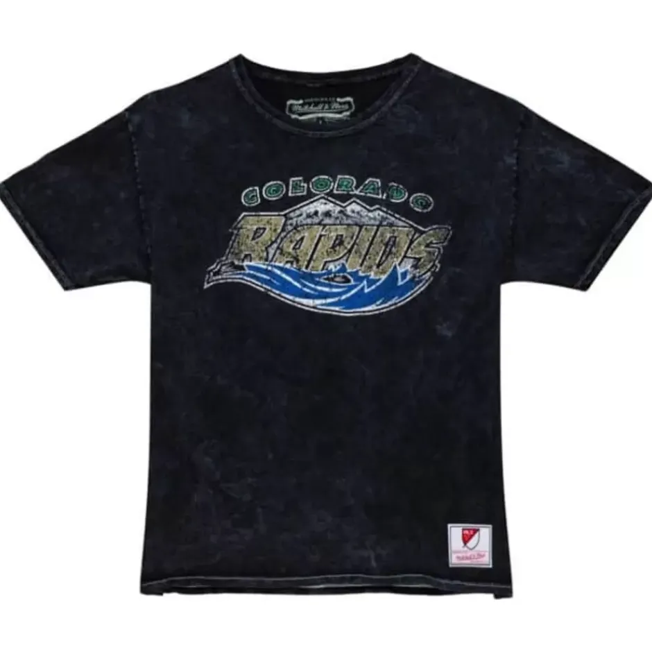 Men Mitchell & Ness T-Shirts & Tops-Now & Then Tee Colorado Rapids