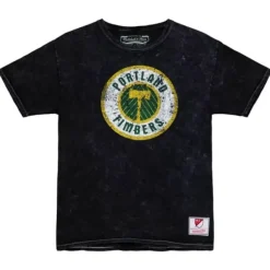 Men Mitchell & Ness T-Shirts & Tops-Now & Then Tee Portland Timbers