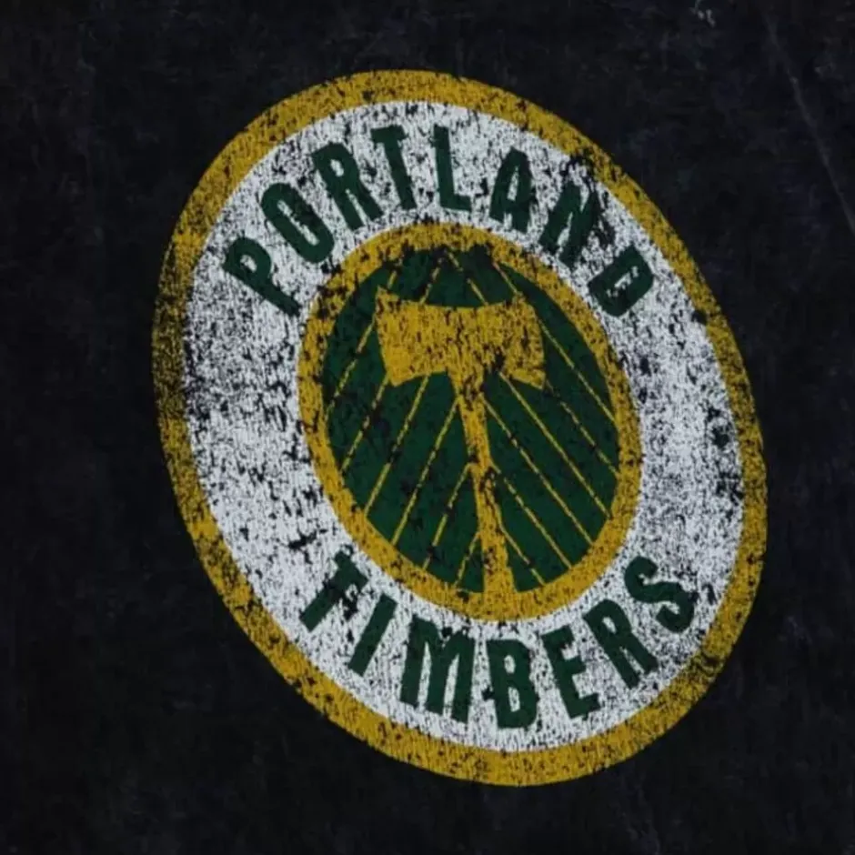 Men Mitchell & Ness T-Shirts & Tops-Now & Then Tee Portland Timbers