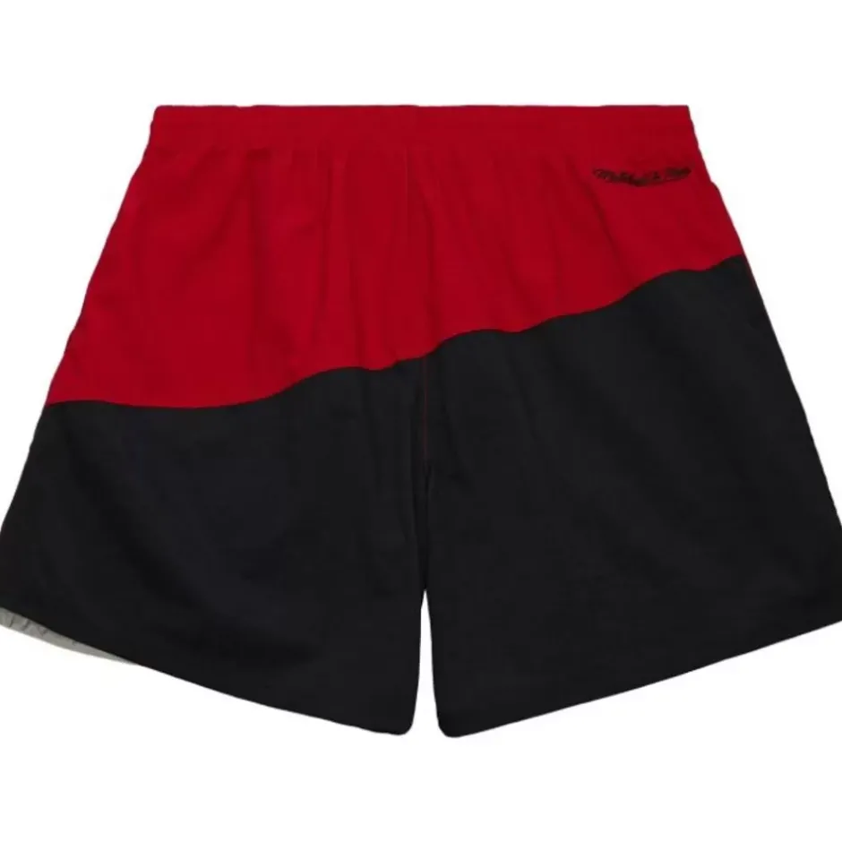 Men Mitchell & Ness Shorts-Nylon Utility Shorts Atlanta Hawks