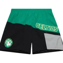 Men Mitchell & Ness Shorts-Nylon Utility Shorts Boston Celtics
