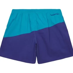 Men Mitchell & Ness Shorts-Nylon Utility Shorts Charlotte Hornets