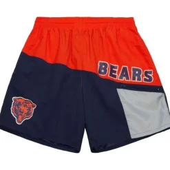 Men Mitchell & Ness Shorts-Nylon Utility Shorts Chicago Bears