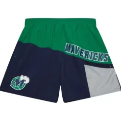 Men Mitchell & Ness Shorts-Nylon Utility Shorts Dallas Mavericks