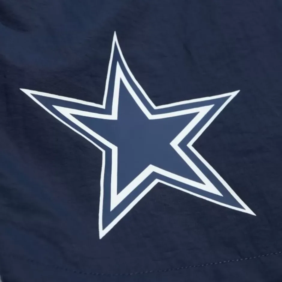 Men Mitchell & Ness Shorts-Nylon Utility Shorts Dallas Cowboys