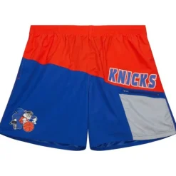 Men Mitchell & Ness Shorts-Nylon Utility Shorts New York Knicks