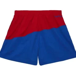 Men Mitchell & Ness Shorts-Nylon Utility Shorts Philadelphia 76Ers