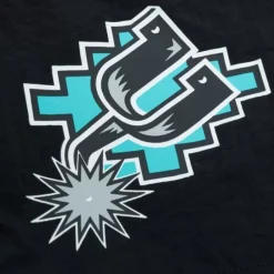 Men Mitchell & Ness Shorts-Nylon Utility Shorts San Antonio Spurs