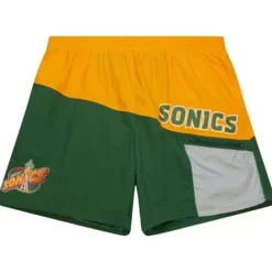Men Mitchell & Ness Shorts-Nylon Utility Shorts Seattle Supersonics
