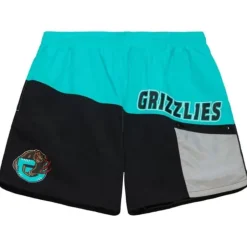 Men Mitchell & Ness Shorts-Nylon Utility Shorts Vancouver Grizzlies
