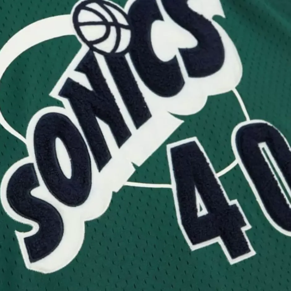 Mitchell & Ness Nba Swingman-Off Court Chenille Swingman Shawn Kemp Seattle Supersonics 1995-96 Jersey