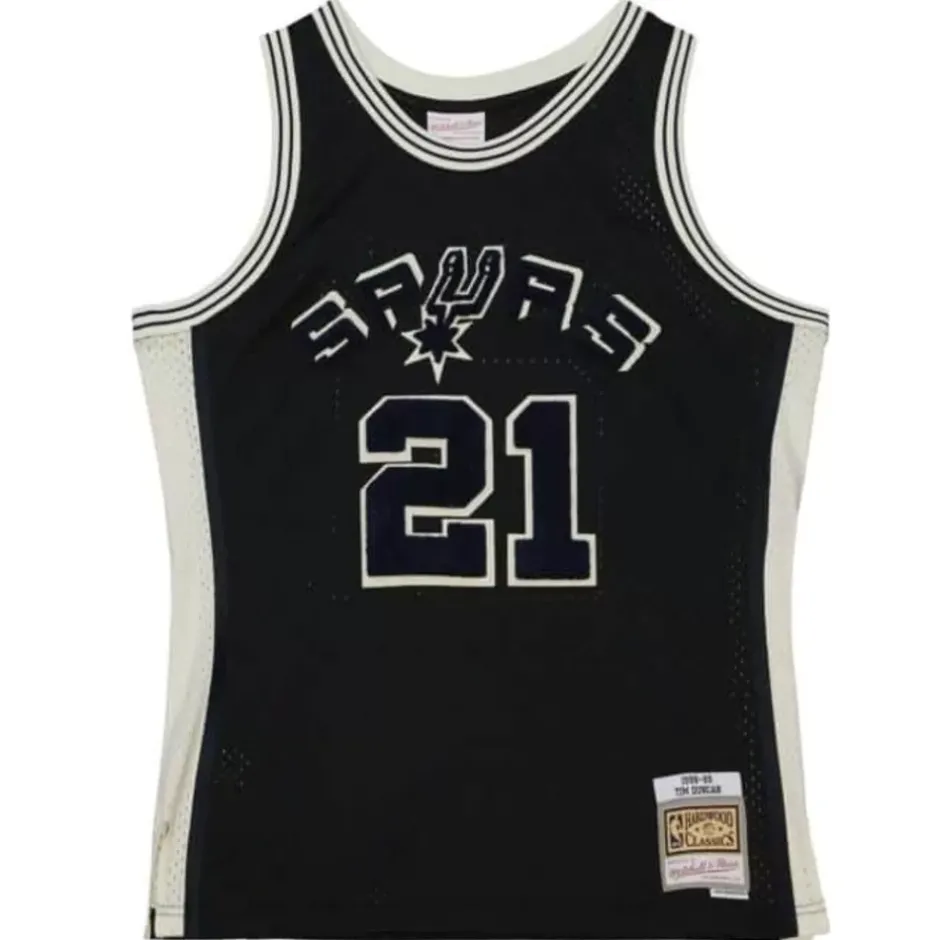 Mitchell & Ness Nba Swingman-Off Court Chenille Swingman Tim Duncan San Antonio Spurs 1998-99 Jersey