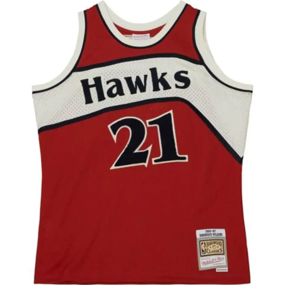 Mitchell & Ness Nba Swingman-Off Court Chenille Swingman Dominique Wilkins Atlanta Hawks 1986-87 Jersey
