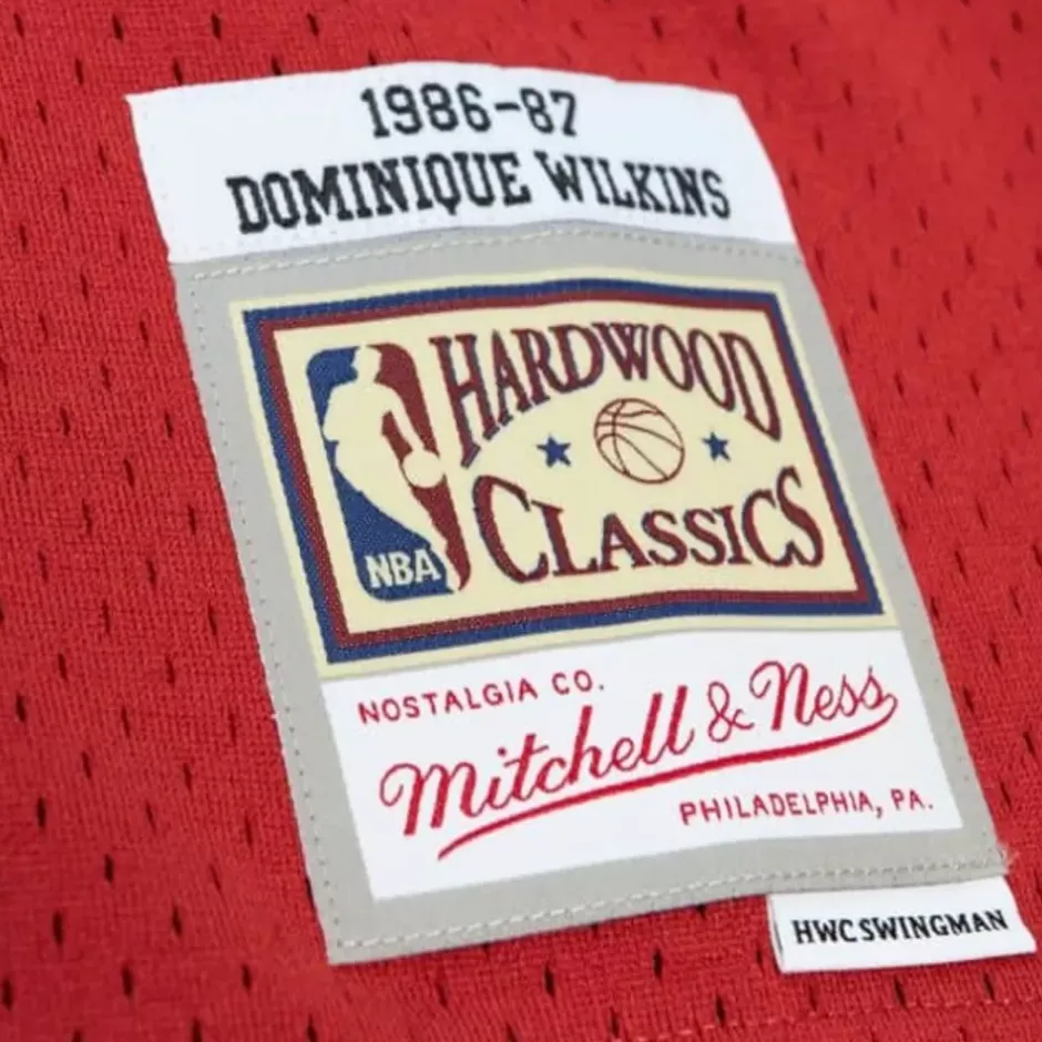 Mitchell & Ness Nba Swingman-Off Court Chenille Swingman Dominique Wilkins Atlanta Hawks 1986-87 Jersey