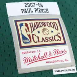 Mitchell & Ness Nba Swingman-Off Court Chenille Swingman Paul Pierce Boston Celtics 2007-08 Jersey