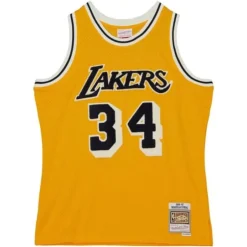 Mitchell & Ness Nba Swingman-Off Court Chenille Swingman Shaquille O'Neal Los Angeles Lakers 1996-97 Jersey