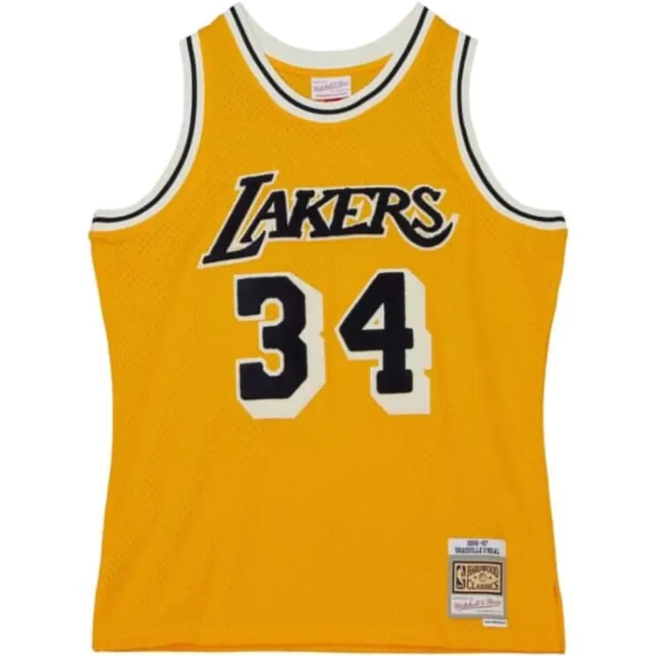 Mitchell & Ness Nba Swingman-Off Court Chenille Swingman Shaquille O'Neal Los Angeles Lakers 1996-97 Jersey