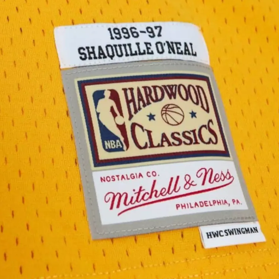 Mitchell & Ness Nba Swingman-Off Court Chenille Swingman Shaquille O'Neal Los Angeles Lakers 1996-97 Jersey