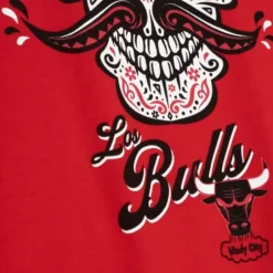 Men Mitchell & Ness T-Shirts & Tops-Ofrenda Tee Chicago Bulls